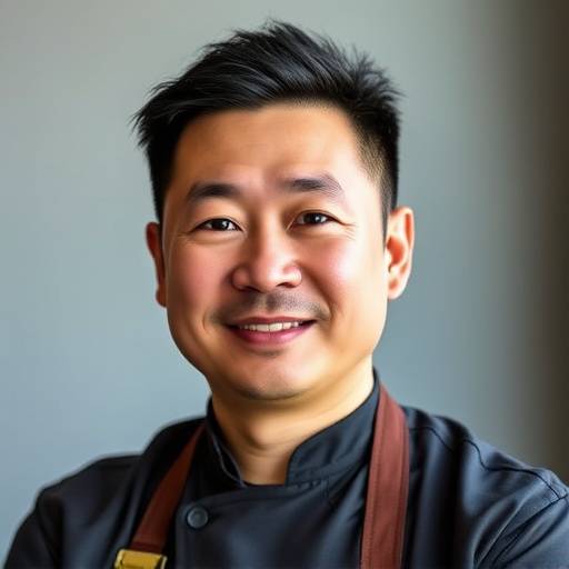 A portrait of Kenji Tanaka, culinary program director at Seiren Culinary.